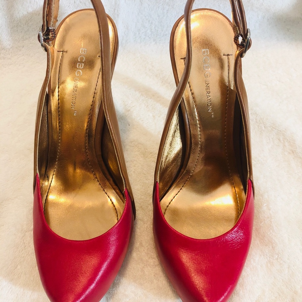BCBG Generation two-toned heels